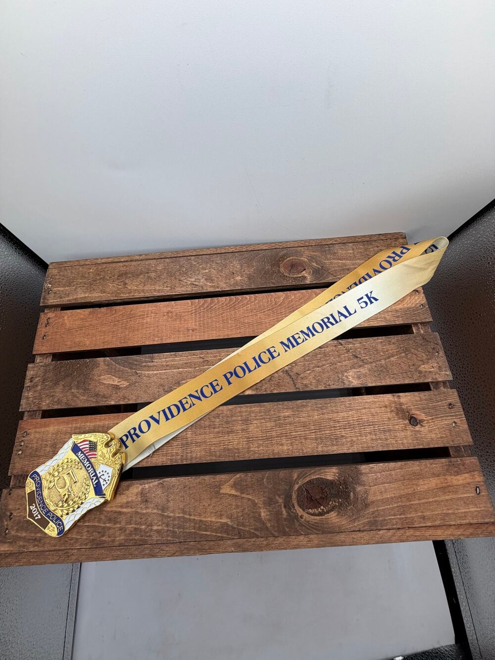 2017 Providence Police Memorial 5K Finishers Medal- Rhode Island Fallen Brothers
